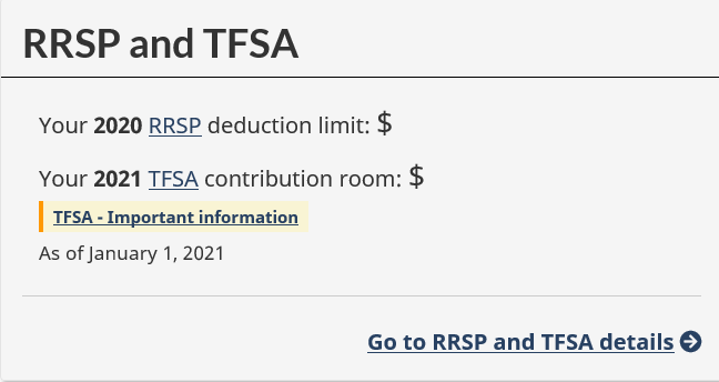 RRSP and TFSA